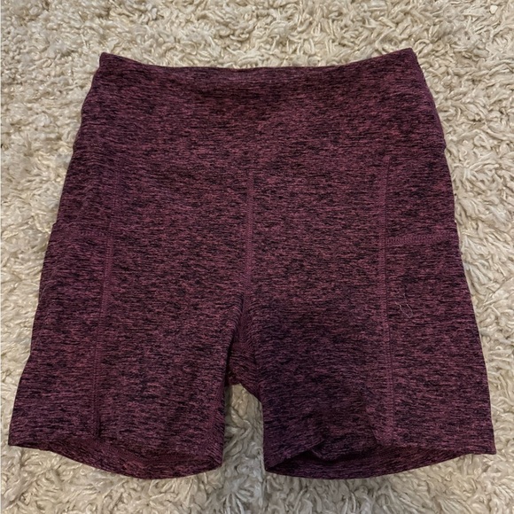 Year of Ours- SET Pink Hike Shorts and Matching Sports Bra Workout Set - Picture 3 of 6